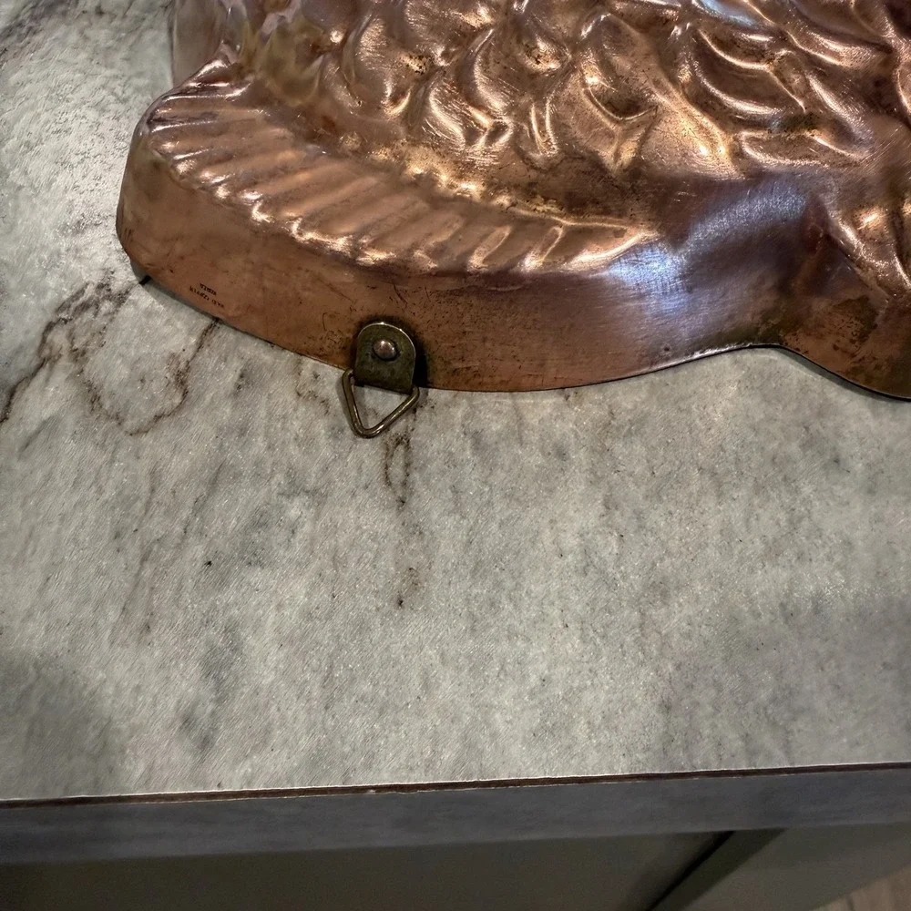 Vtg Copper Fish Gelatin Mold‎ Wall Decor